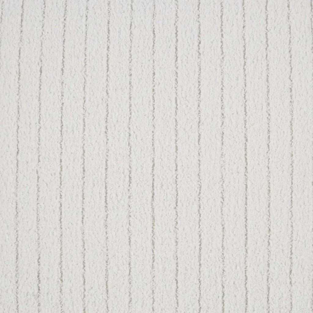 Garamond Handmade White Cotton Throw Pillow - LOOMLAN - D.V. Kap - Throw Pillows