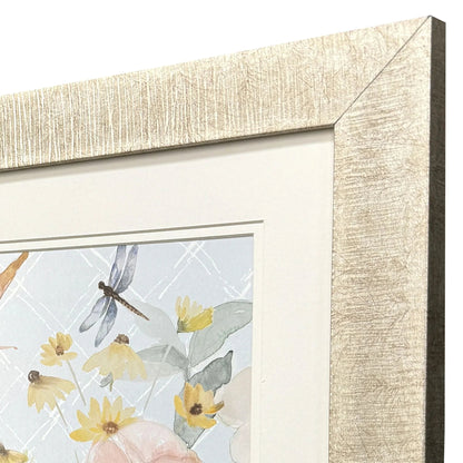 Garden Joy Pink Canvas Art 2PC