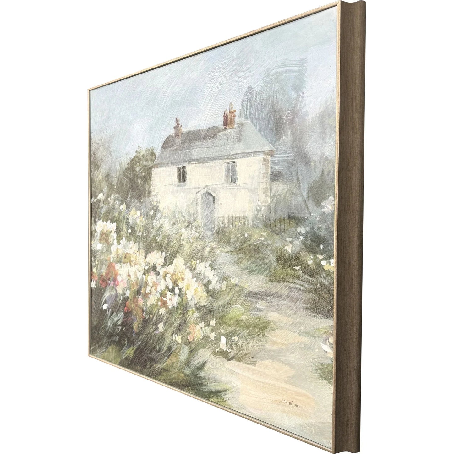 Garden View Green Canvas Art