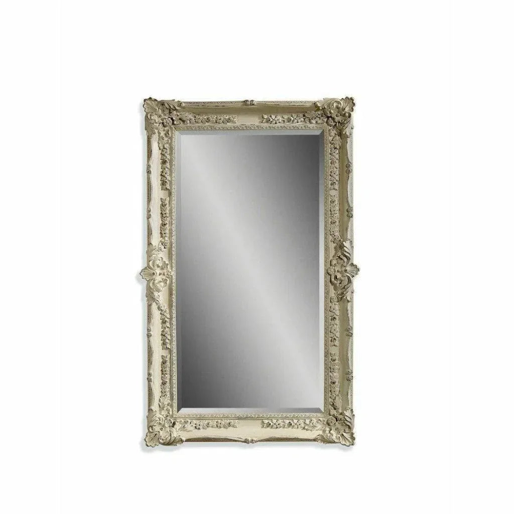 Garland 68" Rectangle Antique White Wall Mirror
