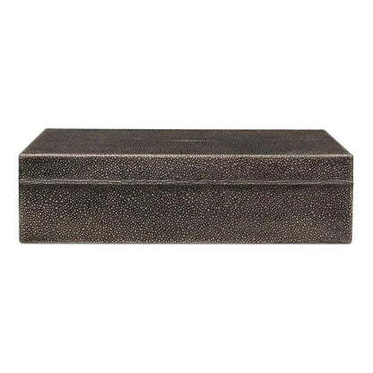 Gastsburg Leather Antique Grey Shagreen Box 2PC -- view 8