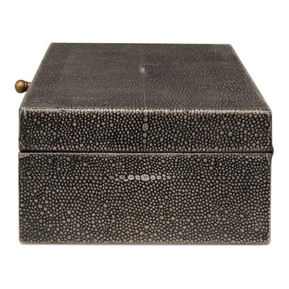 Gastsburg Leather Antique Grey Shagreen Box 2PC -- view 9