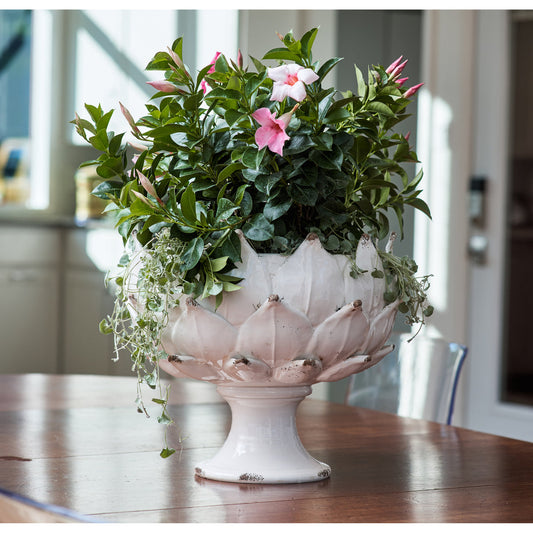 Gathered Artichoke Ceramic Garden Planter