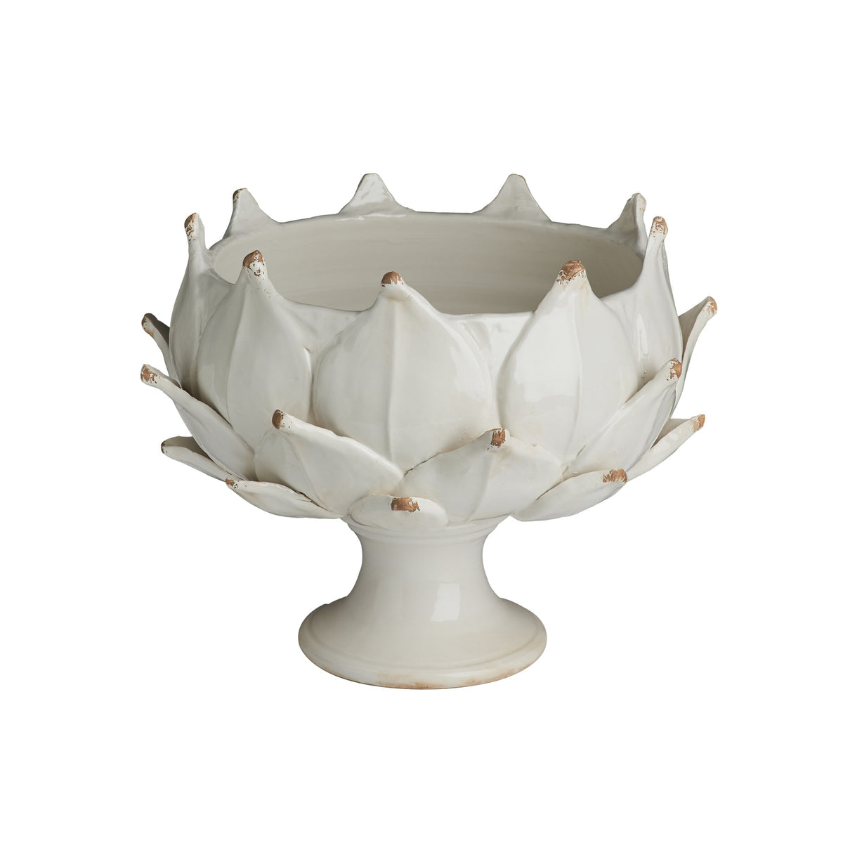 Gathered Artichoke Ceramic Garden Planter