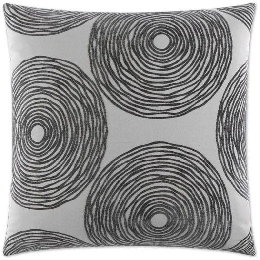 Gaucho Charcoal Grey Throw Pillow Insert - LOOMLAN - D.V. Kap - Throw Pillows