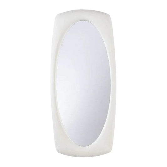 Gaudi Rounded Gesso Frame Wall Mirror - LOOMLAN - Wildwood - Wall Mirrors