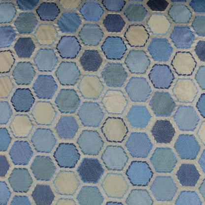 Gem Market Porcelain Blue Throw Pillow Insert - LOOMLAN - D.V. Kap - Throw Pillows