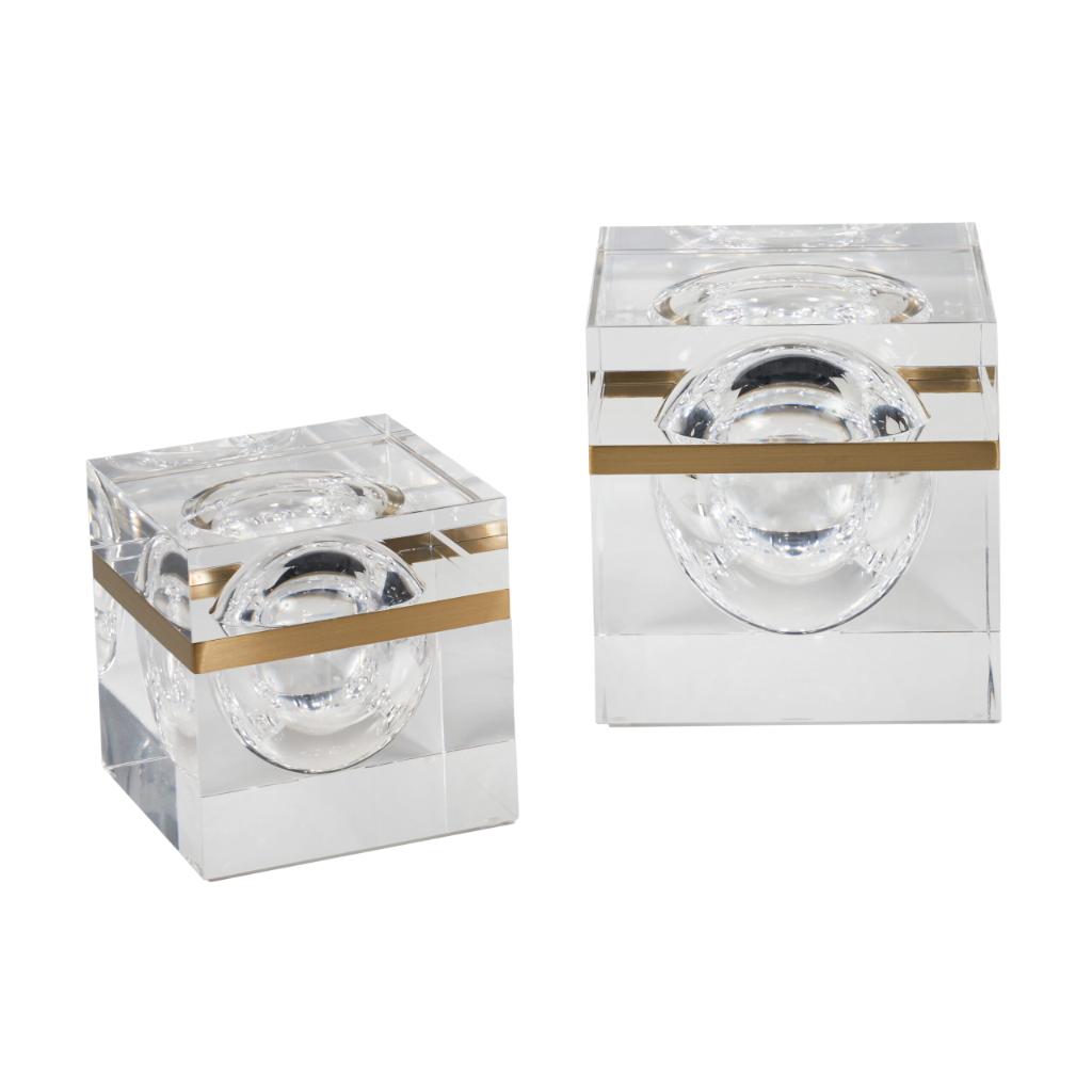 Gemma Clear Acrylic Box 2PC