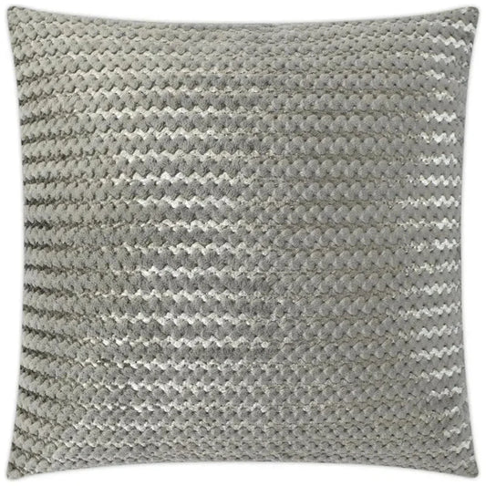 Gene Fur Grey Grey Throw Pillow With Insert - LOOMLAN - D.V. Kap - Throw Pillows