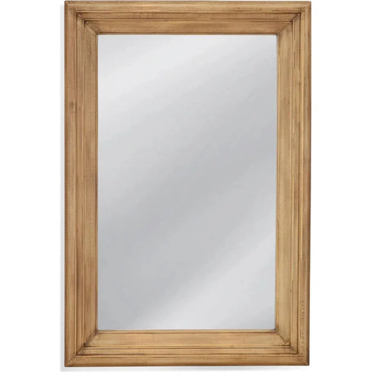 Geoffrey Metal Brown Vertical Wall Mirror - LOOMLAN - Bassett Mirror - Wall Mirrors