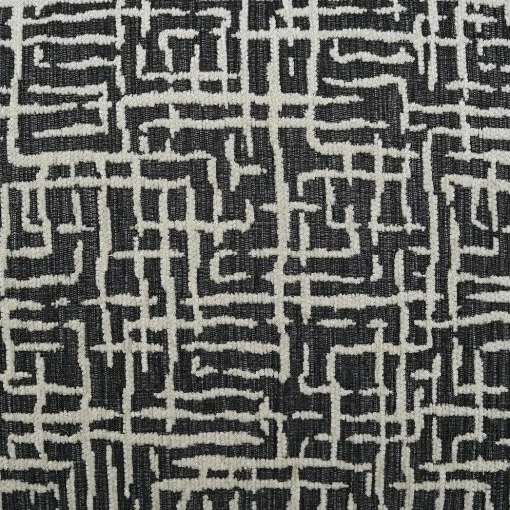 Gervais Abstract Global Black Large Throw Pillow Insert - LOOMLAN - D.V. Kap - Throw Pillows