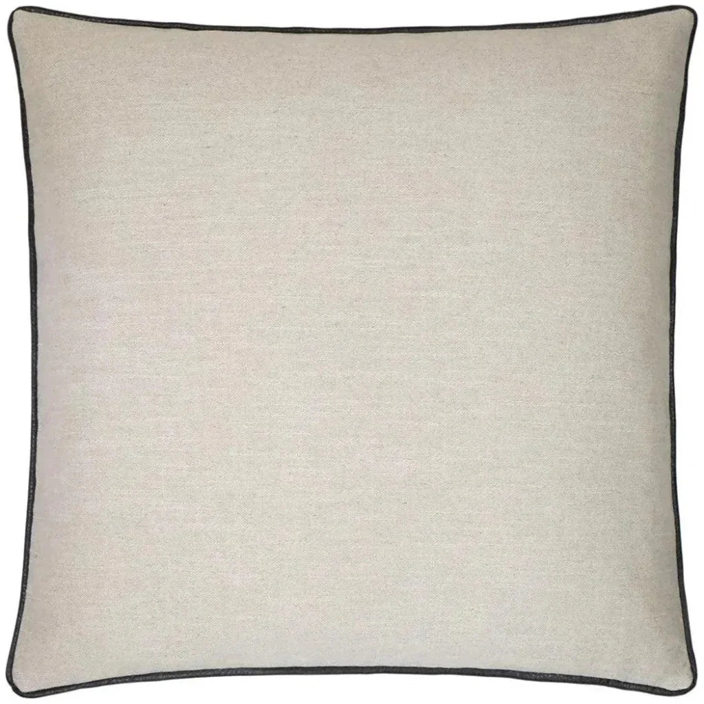 Ghent Chocolate Solid Tan Brown Large Throw Pillow - LOOMLAN - D.V. Kap - Throw Pillows