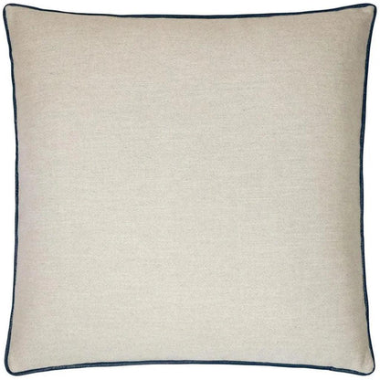 Ghent Navy Solid Taupe Navy Large Throw Pillow Insert - LOOMLAN - D.V. Kap - Throw Pillows