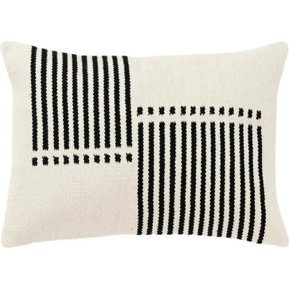 Gia Striped Decorative Lumbar Pillow For Chair - LOOMLAN - LOOMLAN - Throw Pillows