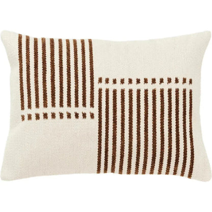 Gia Striped Decorative Lumbar Pillow For Chair - LOOMLAN - LOOMLAN - Throw Pillows