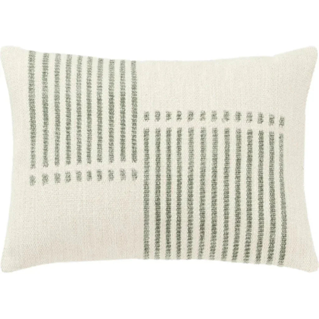 Gia Striped Decorative Lumbar Pillow For Chair - LOOMLAN - LOOMLAN - Throw Pillows