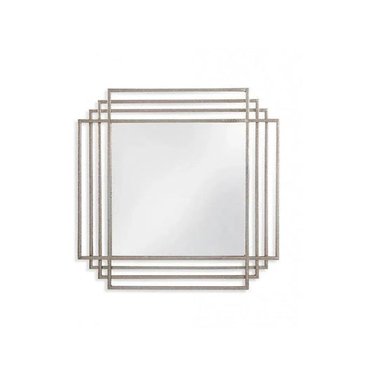 Gillis Metal Gold Vertical Wall Mirror - LOOMLAN - Bassett Mirror - Wall Mirrors