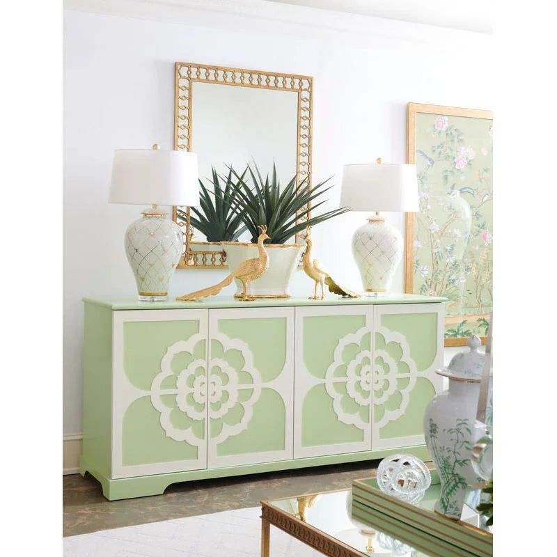 Ginger Jar Ceramic Made With Gold Accents Table Lamp - LOOMLAN - Chelsea House - Table Lamps