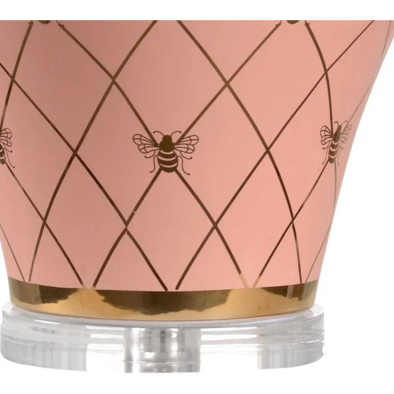 Ginger Jar Ceramic Made With Gold Accents Table Lamp - LOOMLAN - Chelsea House - Table Lamps