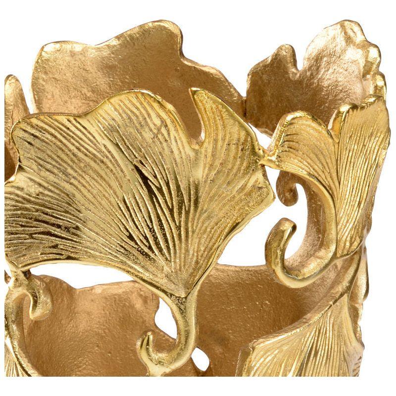 Ginkgo Aluminum Made Vase - LOOMLAN - Wildwood - Vases & Jars