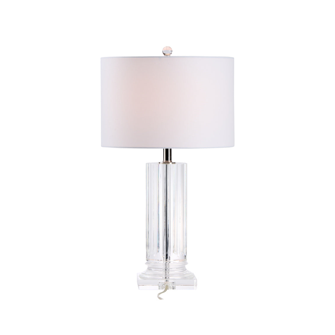 Glacier Crystal Clear Table Lamp