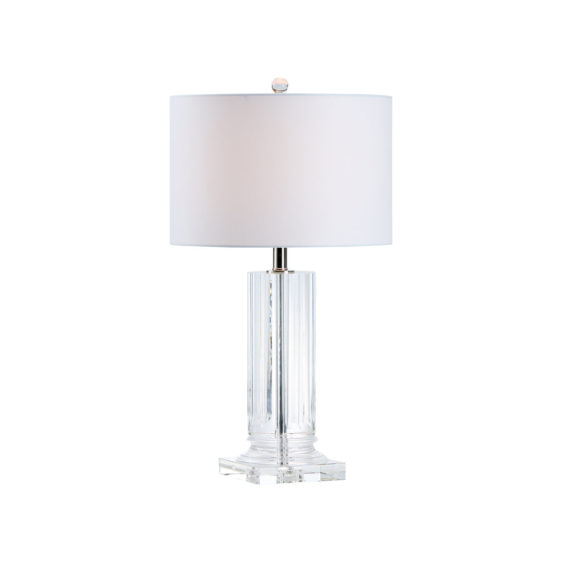 Glacier Crystal Clear Table Lamp