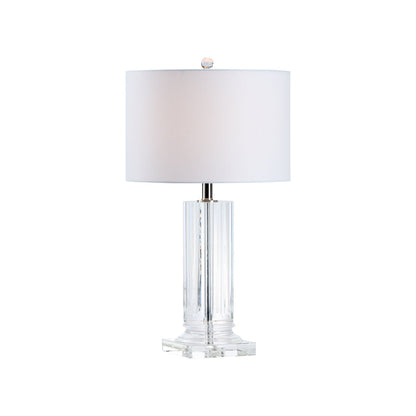 Glacier Crystal Clear Table Lamp