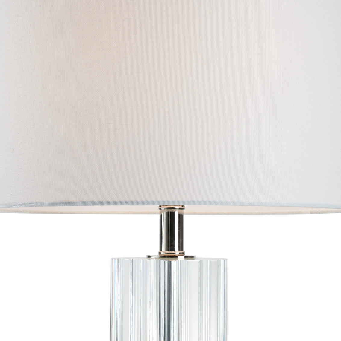 Glacier Crystal Clear Table Lamp