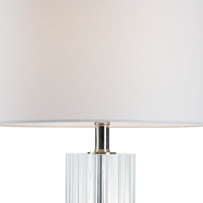 Glacier Crystal Clear Table Lamp
