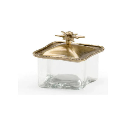 Gladys Handcrafted Glass Box - LOOMLAN - Wildwood - Boxes & Bowls