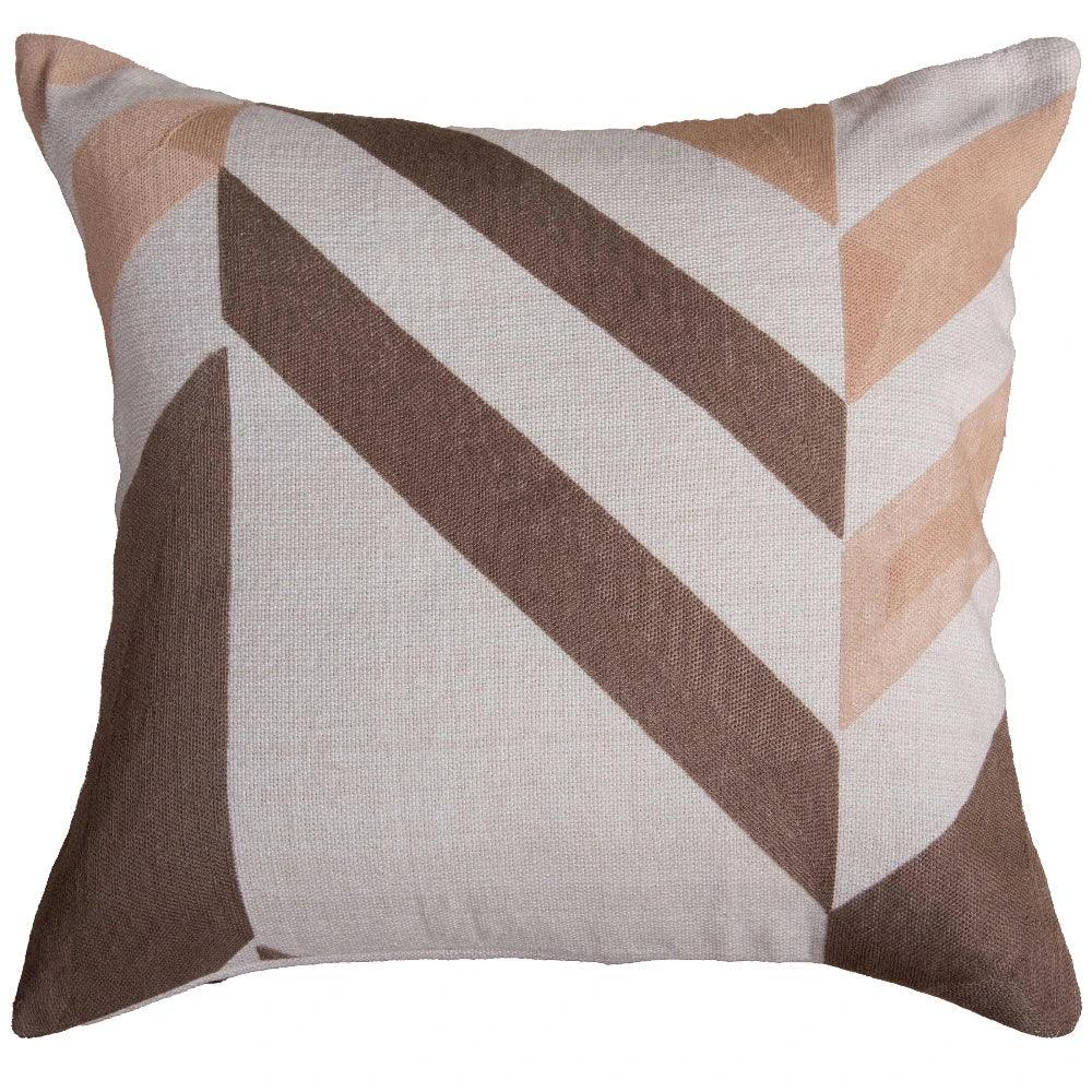 Gloe Outdoor Throw Pillows-Outdoor Pillows-LOOMLAN-Brown-LOOMLAN