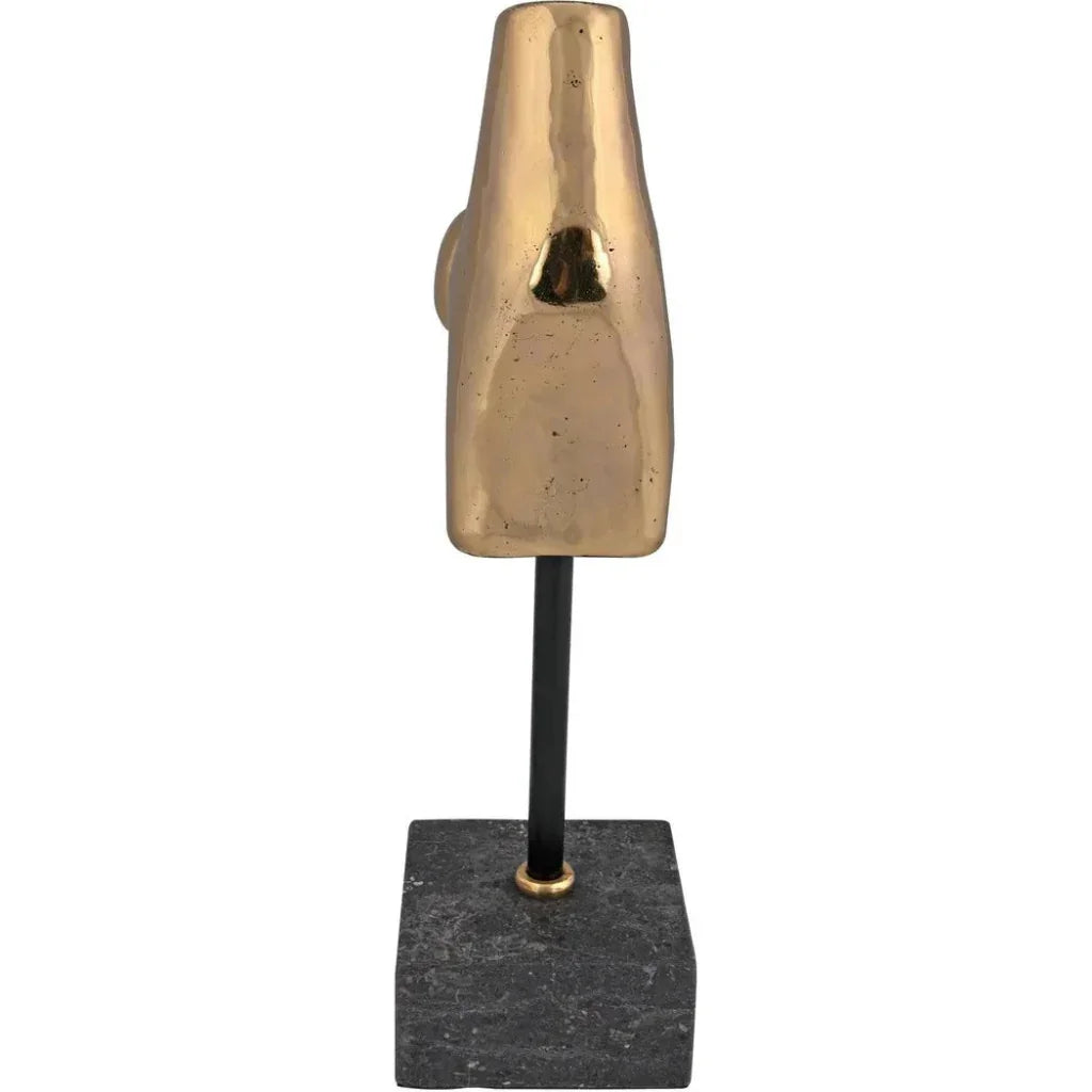 Goker with Stand Sculpture - LOOMLAN - Noir - Statues & Sculptures