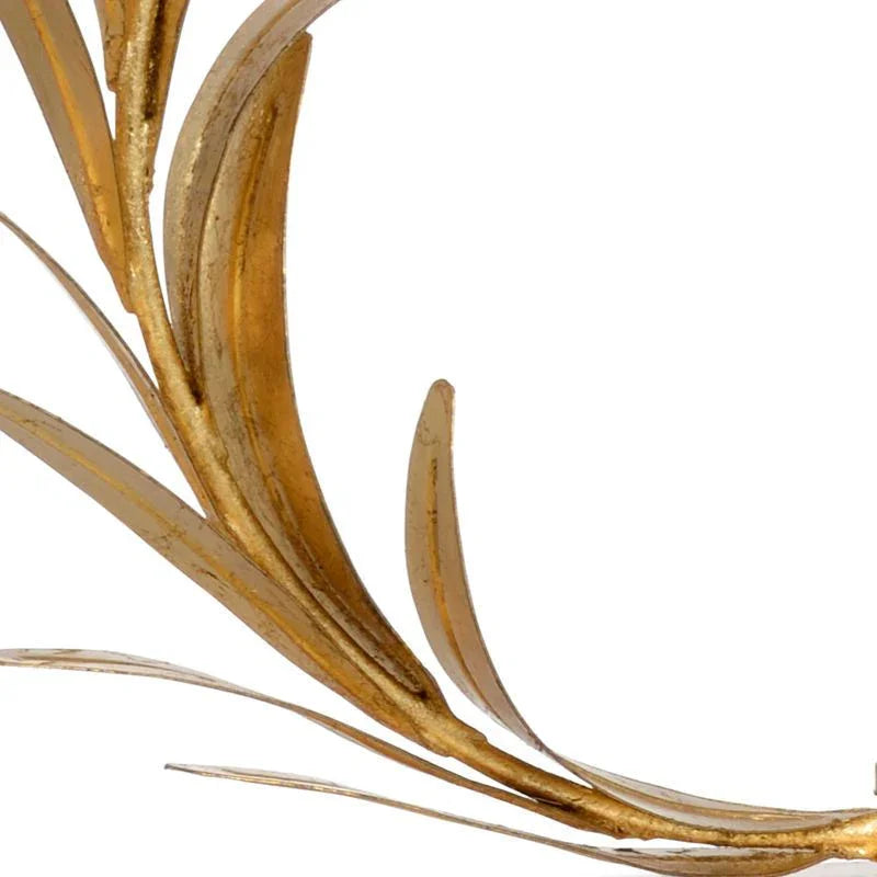 Gold Laurel Crystal Mounted Table Lamp - LOOMLAN - Chelsea House - Table Lamps