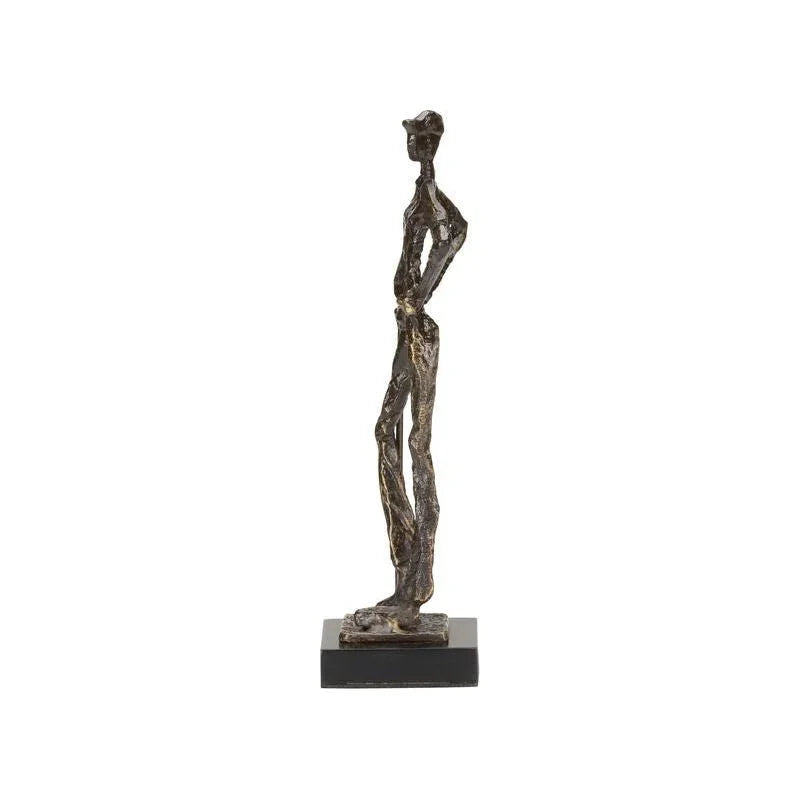 Golfer Bronze Finish Sculpture - LOOMLAN - Wildwood - Statues & Sculptures