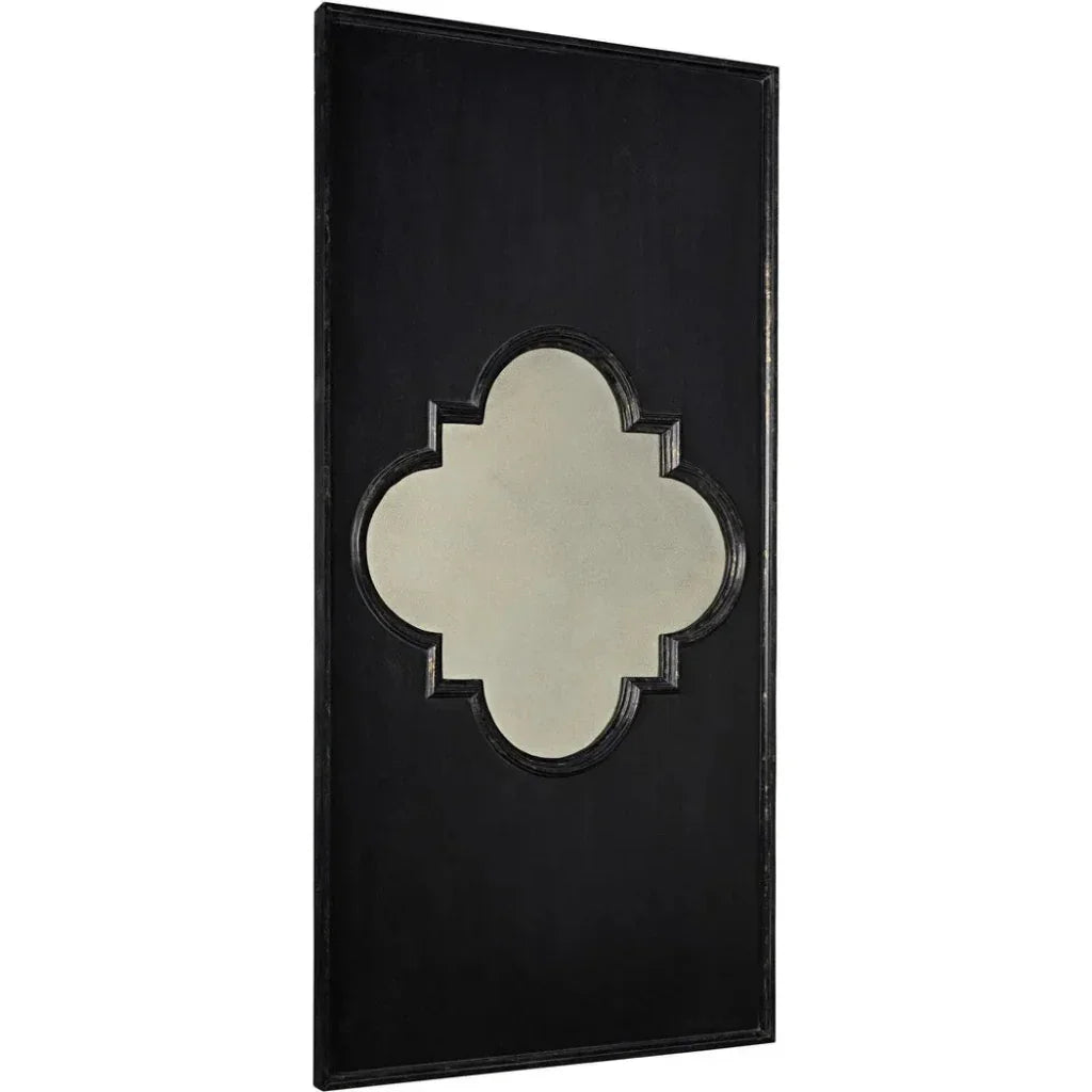Good Luck Wood Black Vertical Mirror - LOOMLAN - Noir - Wall Mirrors