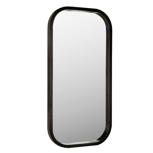 Gorky Black Iron Frame Wall Mirror