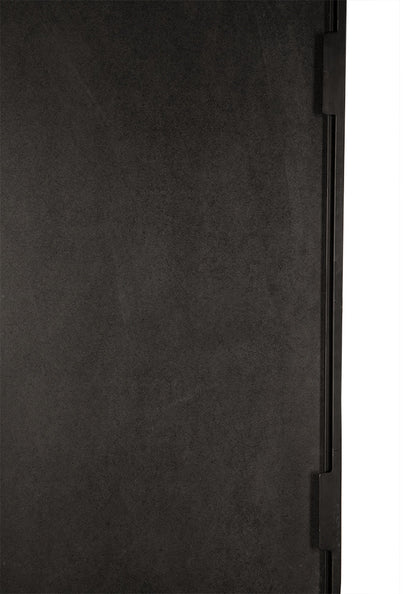 Gorky Black Iron Frame Wall Mirror