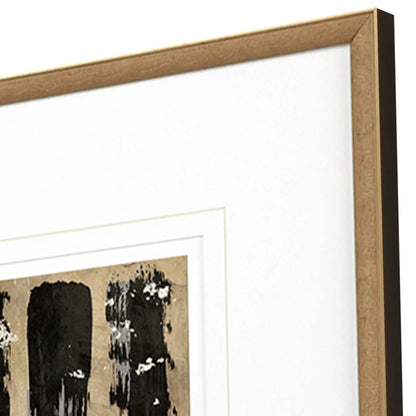 Grammercy II Wood Frame Brown Canvas Art 3PC