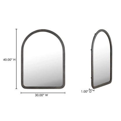 Granger Black Minimalist Design Wall Mirror - LOOMLAN - Moe's Home - Wall Mirrors