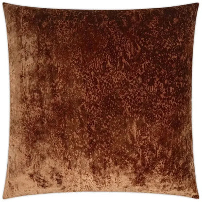 Grated Copper Coin Solid Copper Large Throw Pillow - LOOMLAN - D.V. Kap - Throw Pillows