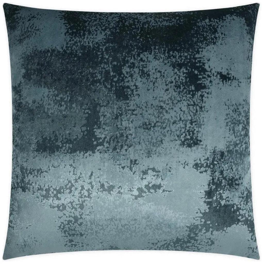 Grated Pacific Solid Blue Teal Large Throw Pillow - LOOMLAN - D.V. Kap - Throw Pillows