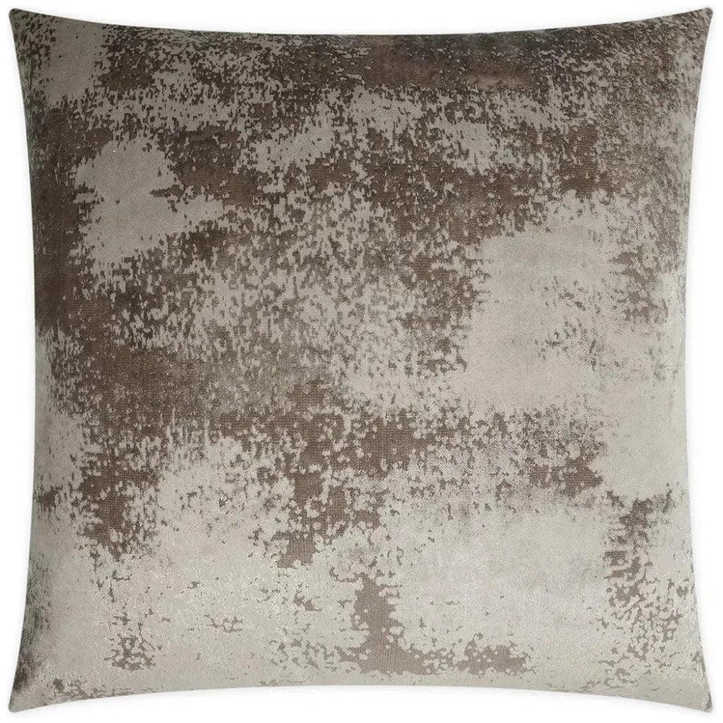 Grated Taupe Throw Pillow With Insert - LOOMLAN - D.V. Kap - Throw Pillows