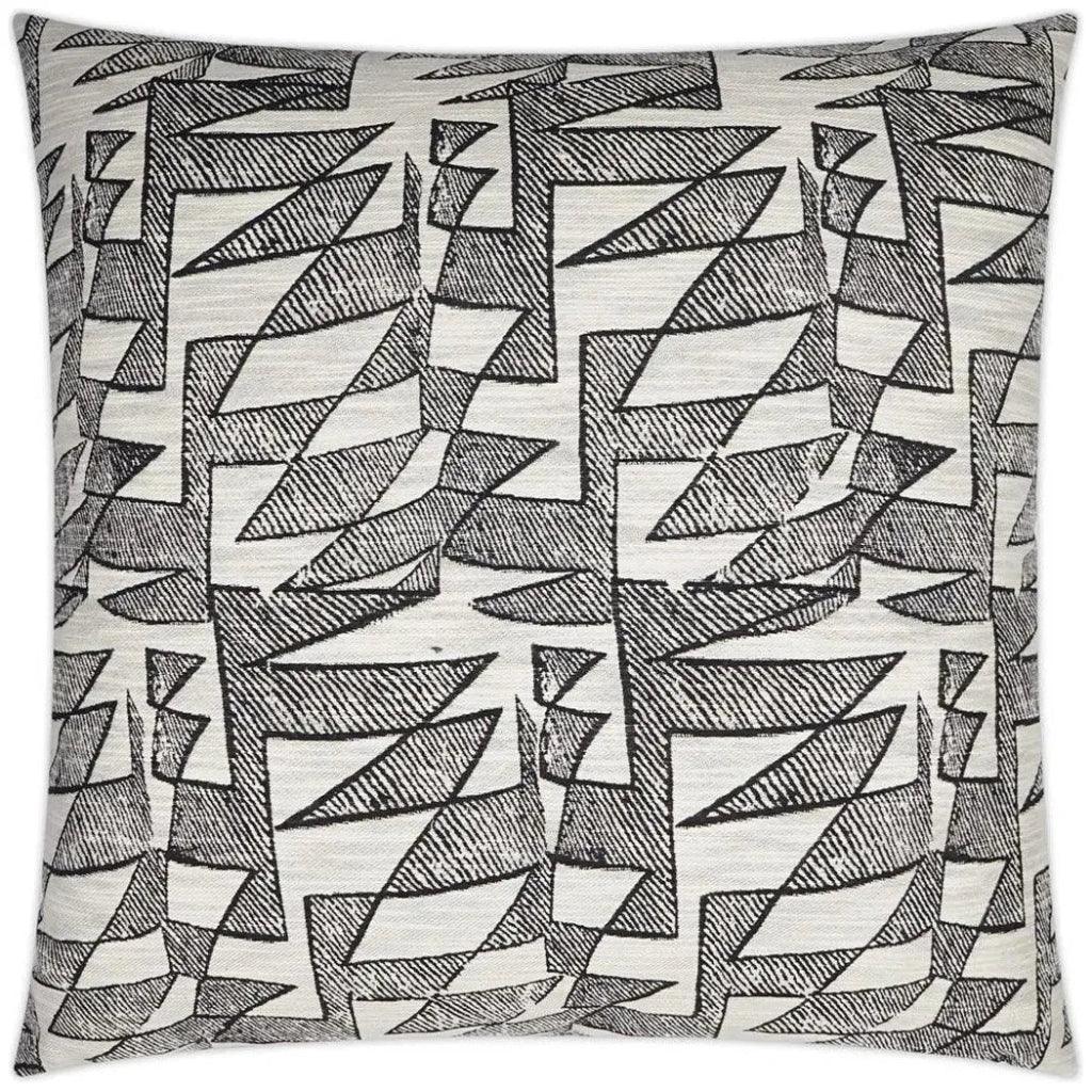 D.V. Kap Graz Black Large Throw Pillow With Insert