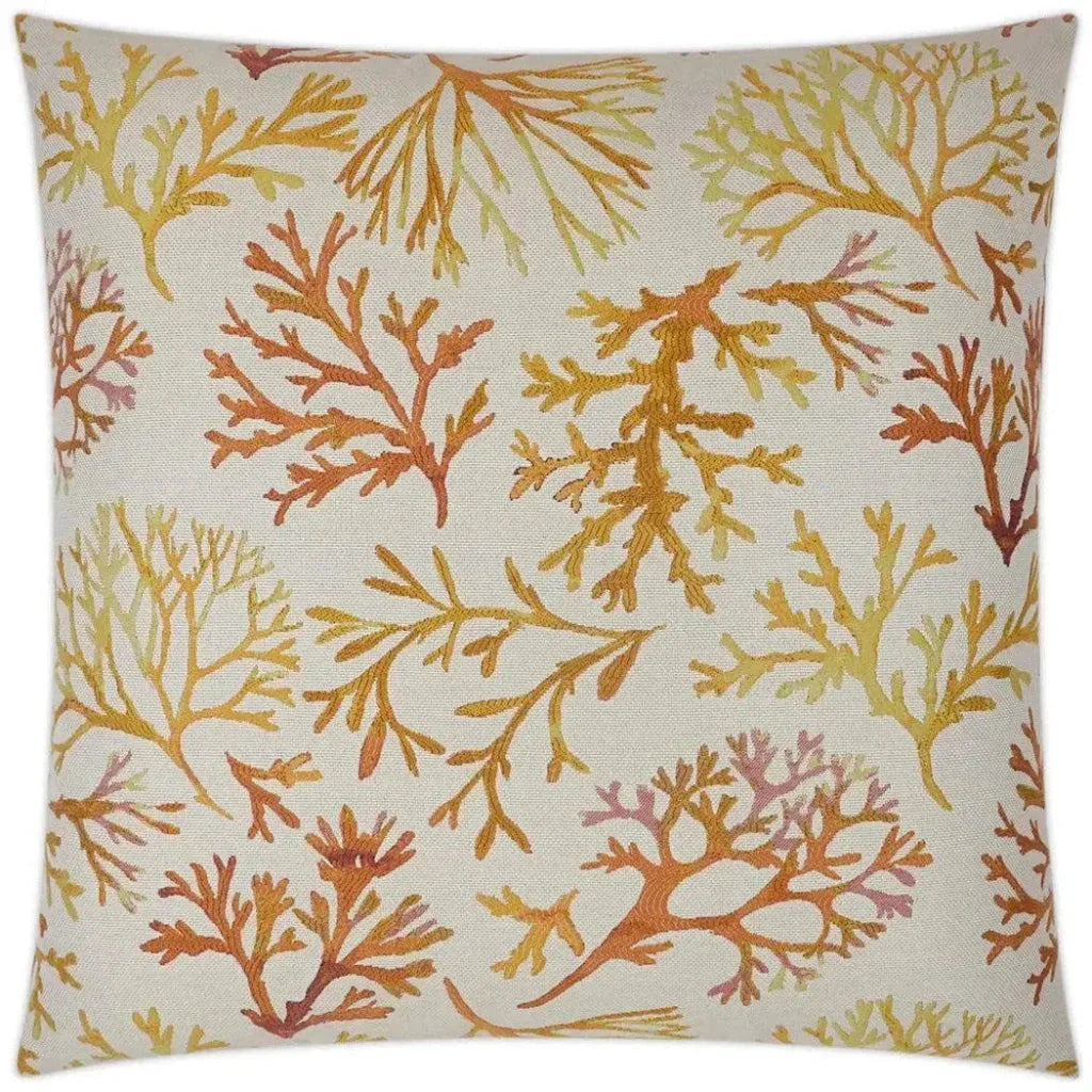D.V. Kap Great Barrier Tropical Red Throw Pillow Insert