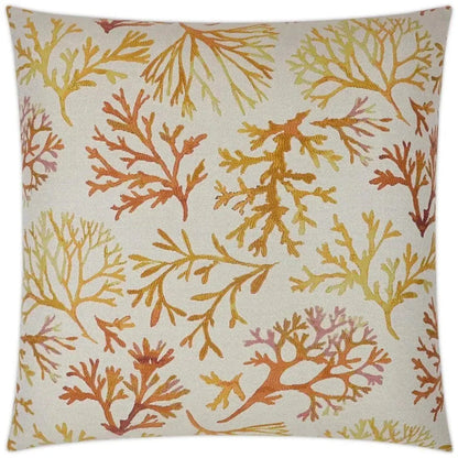 D.V. Kap Great Barrier Tropical Red Throw Pillow Insert