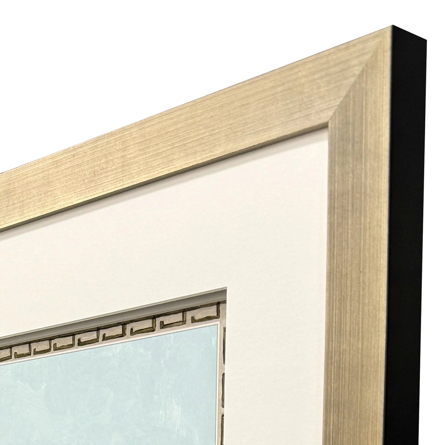 Grecian Vase Palm II Wood Frame Canvas Art 2PC