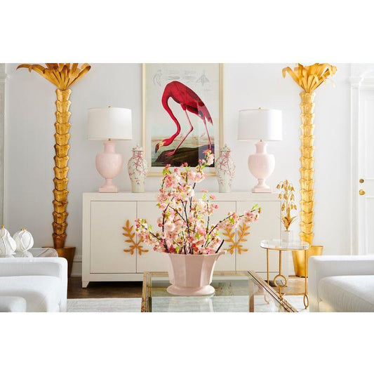 Greenwich Pink Ceramic Italian Design Table Lamp - LOOMLAN - Chelsea House - Table Lamps