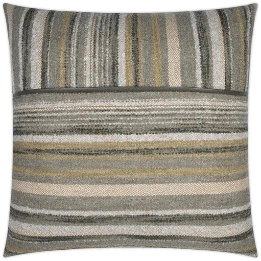 Grena Western Chic Grey Taupe Large Throw Pillow Insert - LOOMLAN - D.V. Kap - Throw Pillows