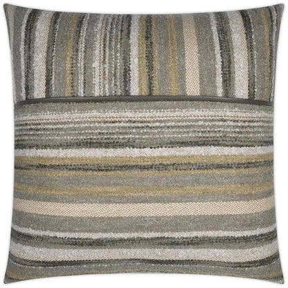 Grena Western Chic Grey Taupe Large Throw Pillow Insert - LOOMLAN - D.V. Kap - Throw Pillows