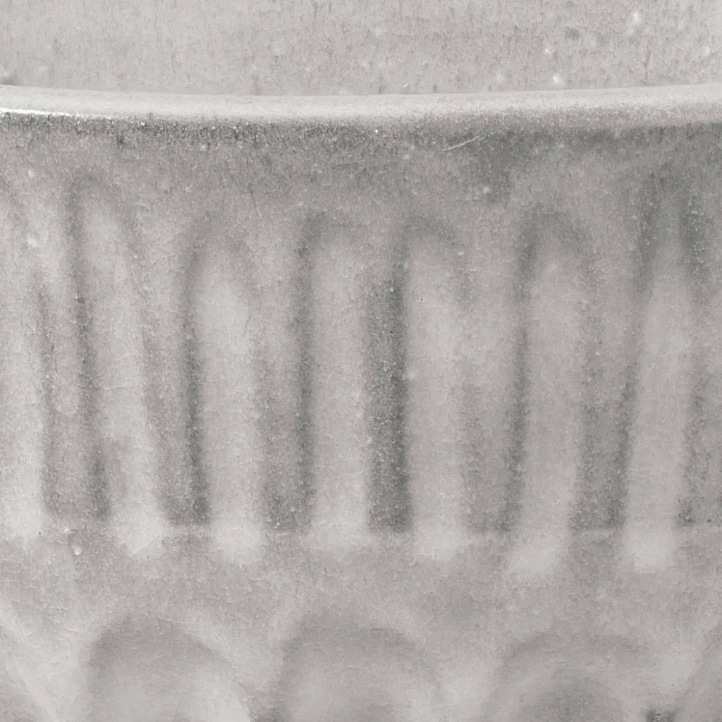 Grey Ceramic Cradle Bowl - LOOMLAN - Jamie Young - Boxes & Bowls